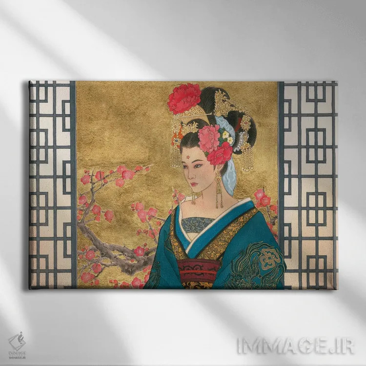 تابلو دوستداشتنیترین اثر کارولین آر یانگ - نمای روبهرو روی دیوار