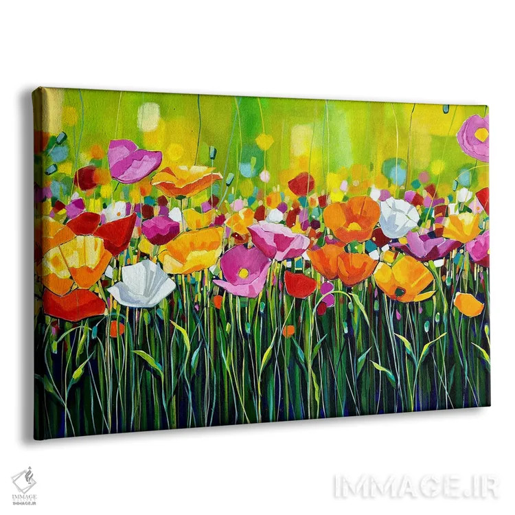 تابلو عصر در باغ اثر سیندی کافمن - نمای پرسپکتیو محصول