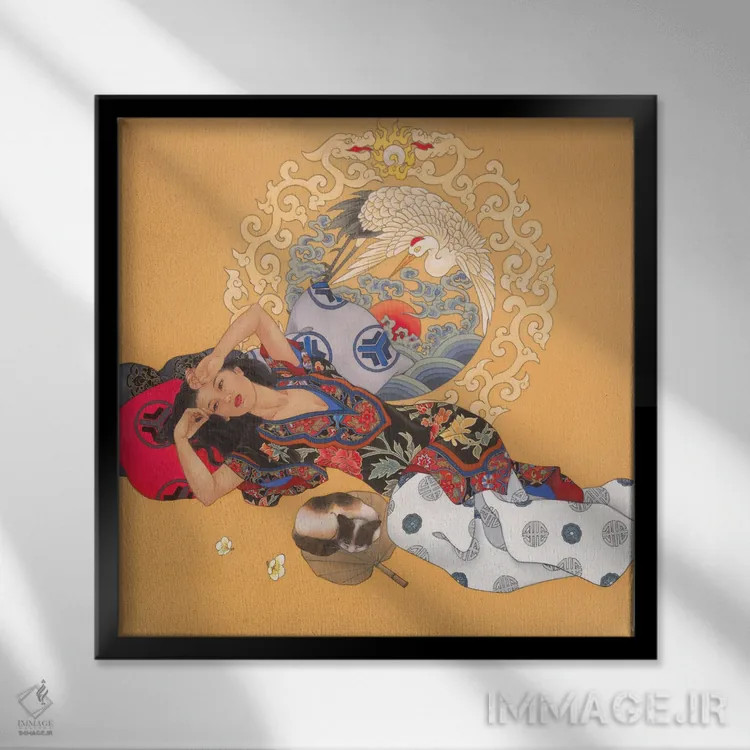 تابلو رویاپردازی برای فردا اثر کارولین آر یانگ - نمای قابدار مشکی