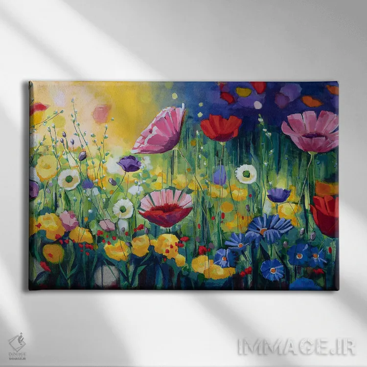 تابلو نور صبحگاهی اثر سیندی کافمن - نمای روبهرو روی دیوار