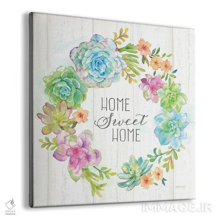 تابلو حلقه ساکولنت شیرین - خانه اثر سینتیا کولتر - نمای پرسپکتیو محصول