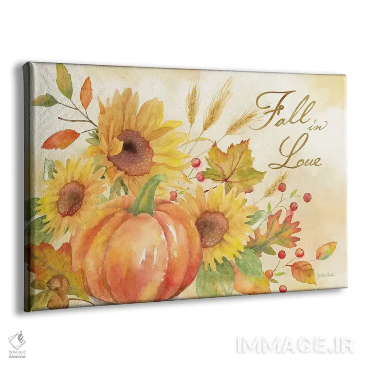 تابلو پاییز خوش آمدی اثر سینتیا کولتر - نمای پرسپکتیو محصول