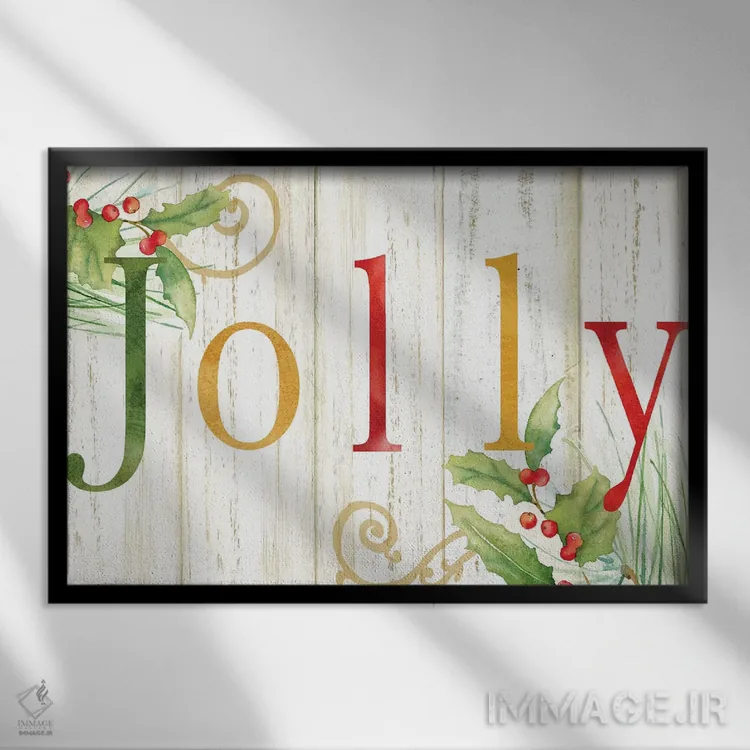 تابلو تابلوی چوبی سفید شوی شاد اثر سینتیا کولتر - نمای قابدار مشکی