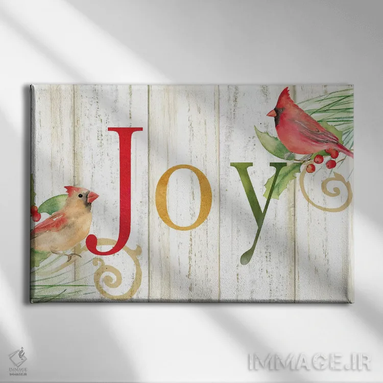 تابلو تابلوی چوبی سفید شوی شادی اثر سینتیا کولتر - نمای روبهرو روی دیوار