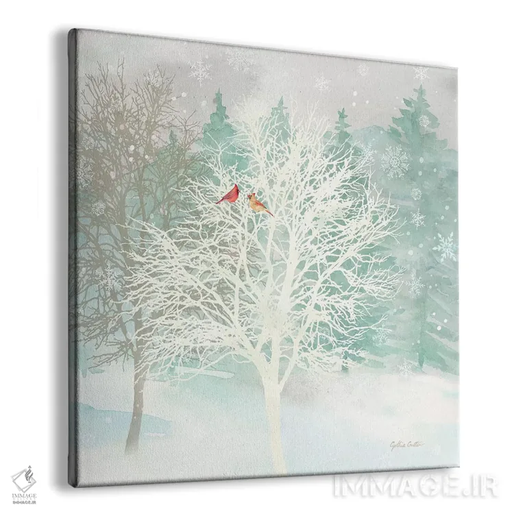 تابلو شگفتی زمستانی I اثر سینتیا کولتر - نمای پرسپکتیو محصول