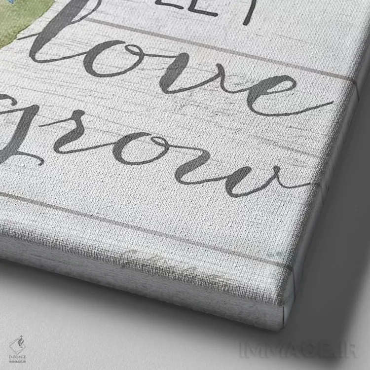 تابلو هورتانسیا خانه روستایی II اثر سینتیا کولتر - نمای نزدیک بافت بوم