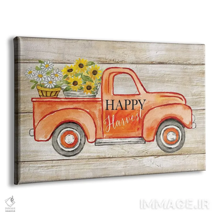 تابلو برداشت شاد I- کامیون اثر سینتیا کولتر - نمای پرسپکتیو محصول