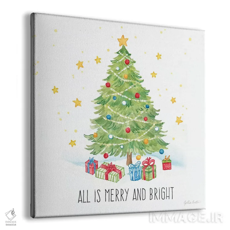 تابلو شادی تعطیلات قدیمی II اثر سینتیا کولتر - نمای پرسپکتیو محصول