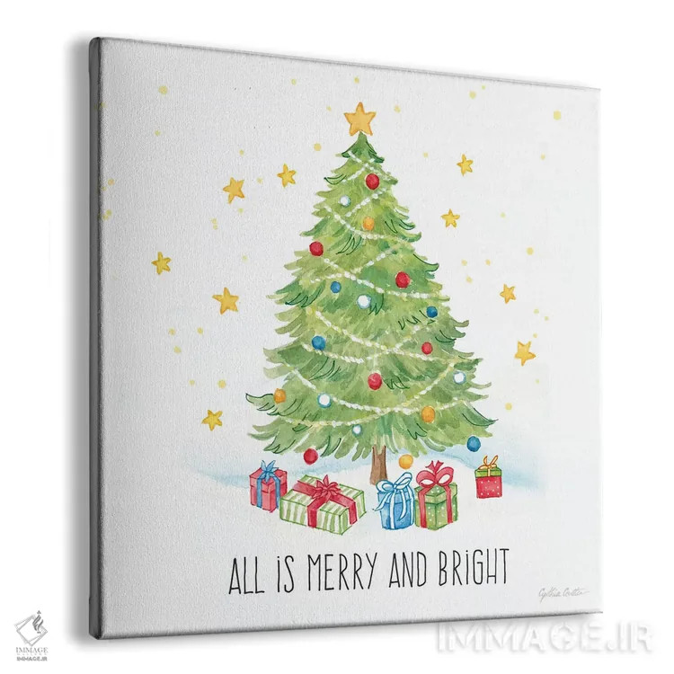 تابلو شادی تعطیلات قدیمی II اثر سینتیا کولتر - نمای پرسپکتیو محصول