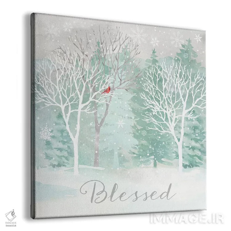 تابلو صلح بر زمین نقرهای II اثر سینتیا کولتر - نمای پرسپکتیو محصول