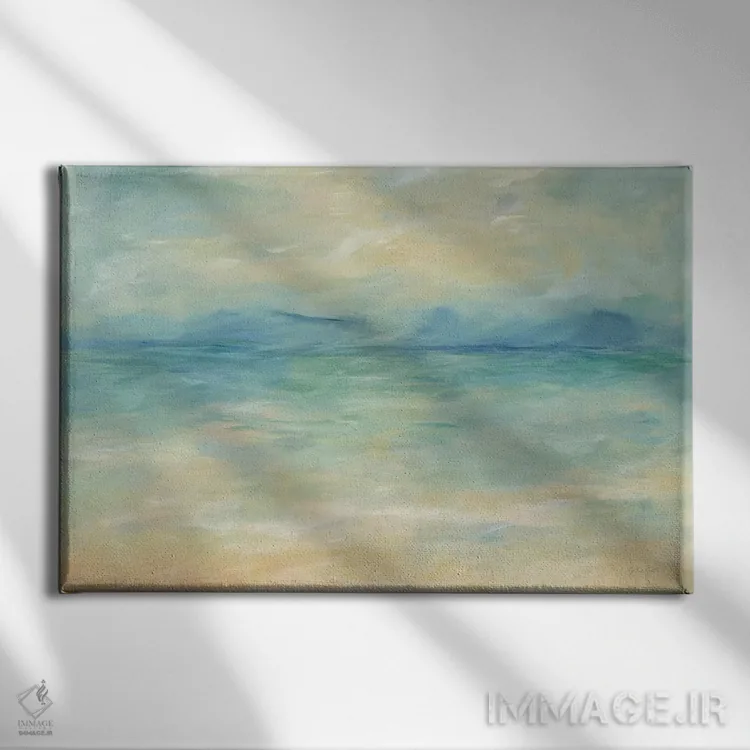 تابلو منظره بازتابهای اقیانوس اثر سینتیا کولتر - نمای روبهرو روی دیوار