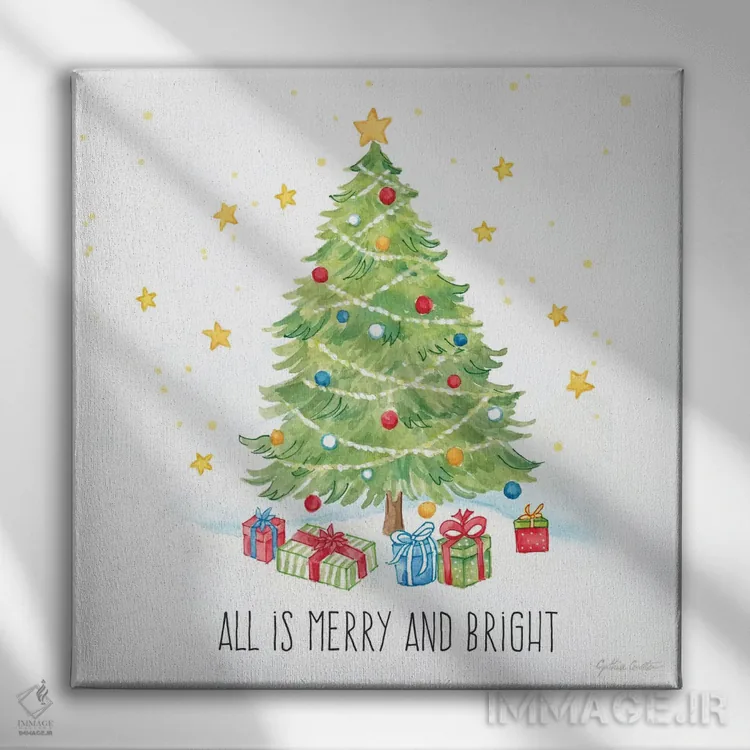 تابلو شادی تعطیلات قدیمی II اثر سینتیا کولتر - نمای روبهرو روی دیوار