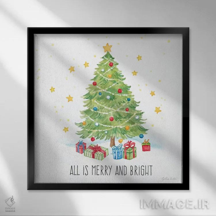 تابلو شادی تعطیلات قدیمی II اثر سینتیا کولتر - نمای قابدار مشکی