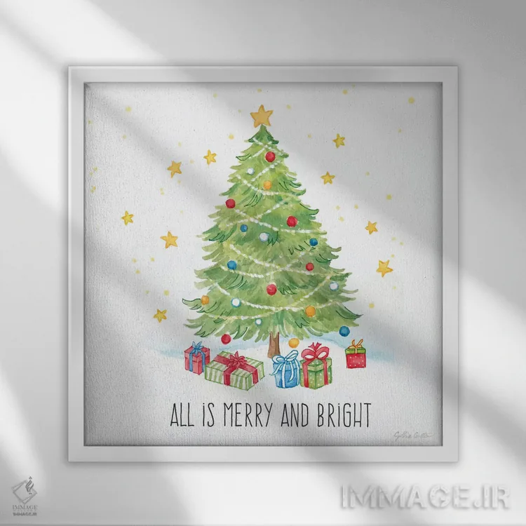 تابلو شادی تعطیلات قدیمی II اثر سینتیا کولتر - نمای قابدار سفید