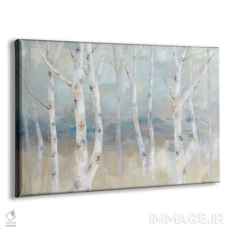 تابلو منظره مزرعه درخت غان اثر سینتیا کولتر - نمای پرسپکتیو محصول