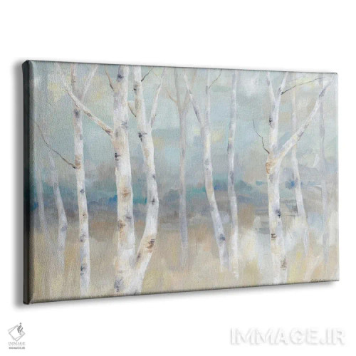 تابلو منظره مزرعه درخت غان اثر سینتیا کولتر - نمای پرسپکتیو محصول