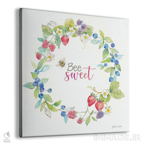 تابلو توتها و زنبورها VII اثر سینتیا کولتر - نمای پرسپکتیو محصول