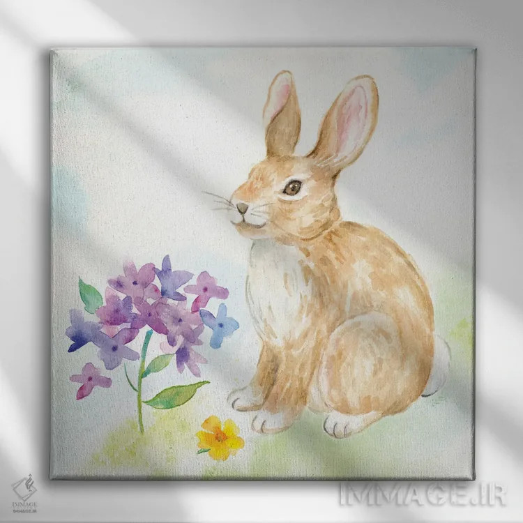 تابلو عید پاک مبارک I اثر سینتیا کولتر - نمای روبهرو روی دیوار