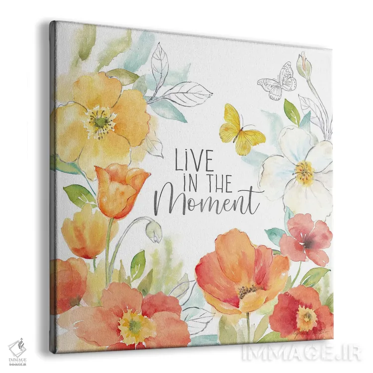 تابلو شقایقهای شاد VIII اثر سینتیا کولتر - نمای پرسپکتیو محصول