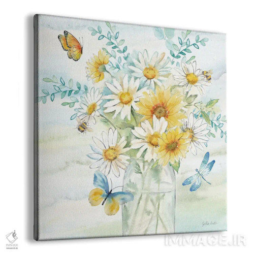 تابلو روزهای مملو از گل مینا III اثر سینتیا کولتر - نمای پرسپکتیو محصول