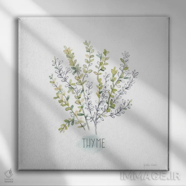 تابلو بگذار رشد کند XVII اثر سینتیا کولتر - نمای روبهرو روی دیوار