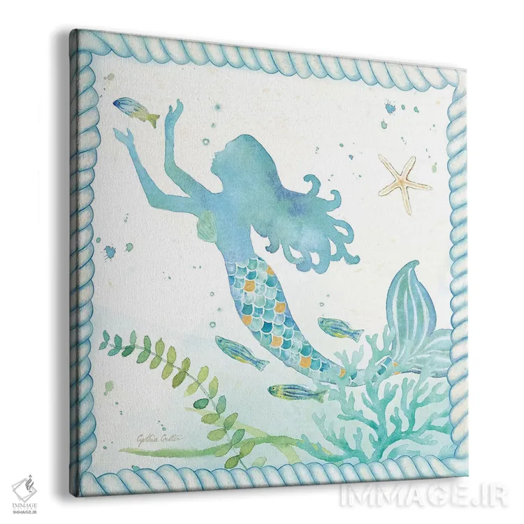 تابلو رؤیاهای پری دریایی IV اثر سینتیا کولتر - نمای پرسپکتیو محصول