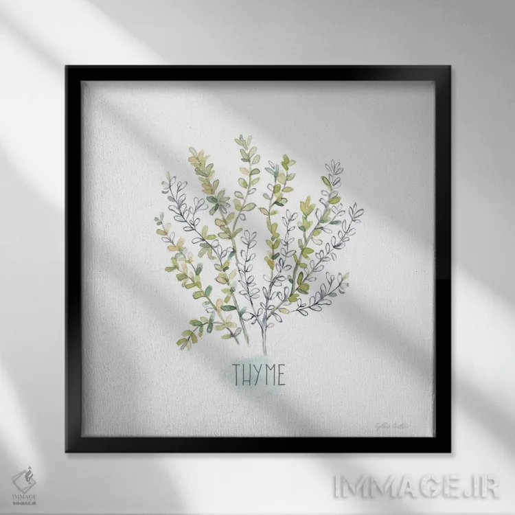 تابلو بگذار رشد کند XVII اثر سینتیا کولتر - نمای قابدار مشکی