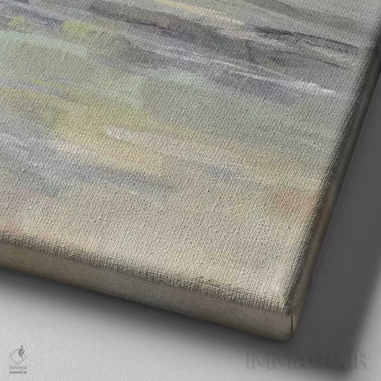 تابلو هرگز از بالا نگاه کردن دست نکش اثر سینتیا کولتر - نمای نزدیک بافت بوم