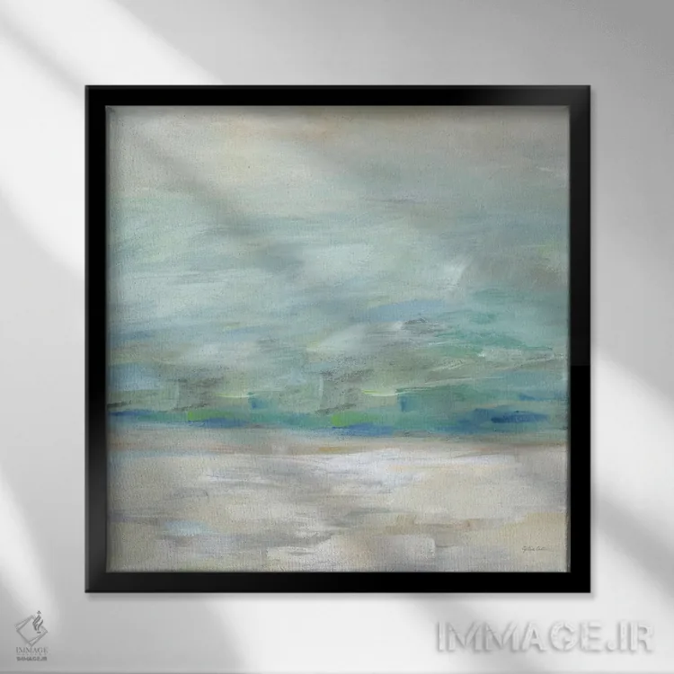 تابلو خط افق I اثر سینتیا کولتر - نمای قابدار مشکی