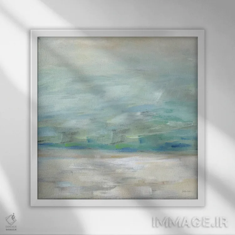 تابلو خط افق I اثر سینتیا کولتر - نمای قابدار سفید