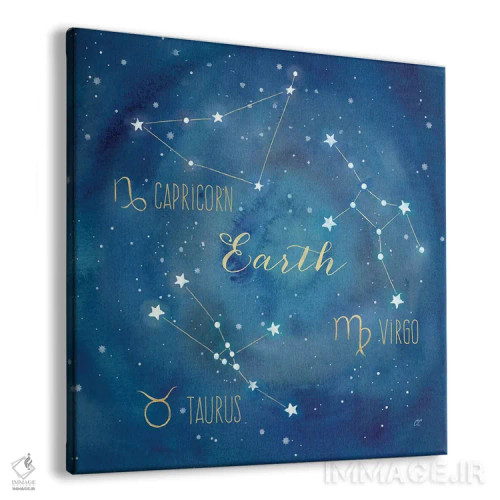 تابلو برج زمینی (صورت فلکی عنصر خاک) اثر سینتیا کولتر - نمای پرسپکتیو محصول