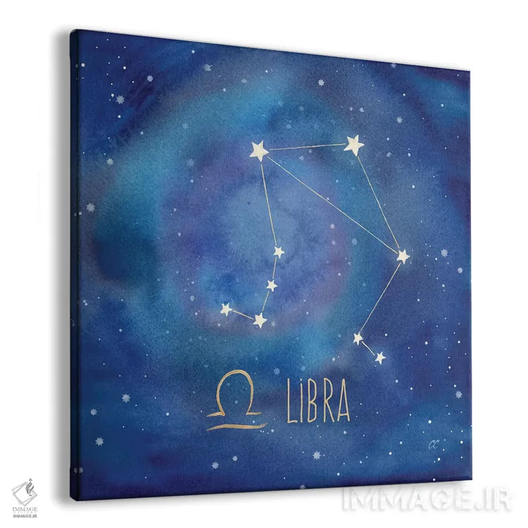 تابلو برج میزان (لیبرا) اثر سینتیا کولتر - نمای پرسپکتیو محصول