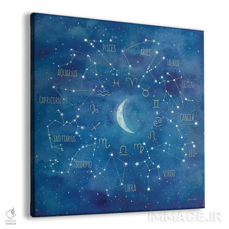 تابلو برج با مربع ماه اثر سینتیا کولتر - نمای پرسپکتیو محصول