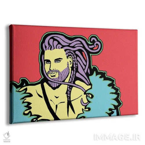 تابلو قرمز وایکینگ اثر کوری پلاملی - نمای پرسپکتیو محصول