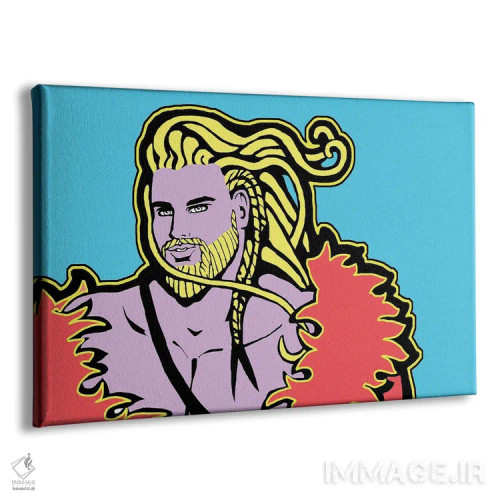 تابلو آبی وایکینگ اثر کوری پلاملی - نمای پرسپکتیو محصول