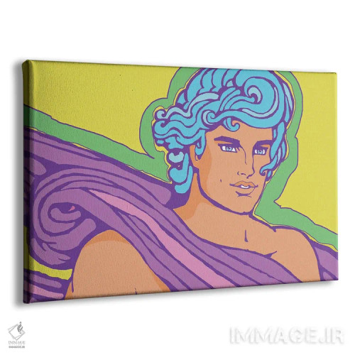 تابلو آئولو طلایی اثر کوری پلاملی - نمای پرسپکتیو محصول