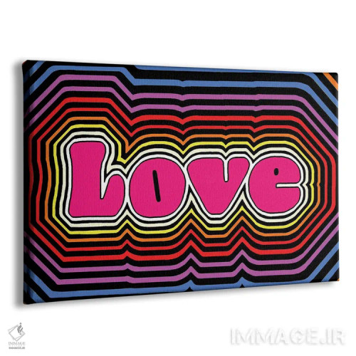 تابلو احساس عاشقانه اثر کوری پلاملی - نمای پرسپکتیو محصول