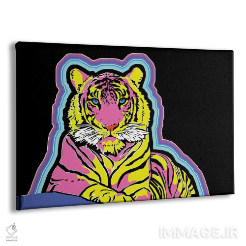 تابلو ببر کیهانی اثر کوری پلاملی - نمای پرسپکتیو محصول