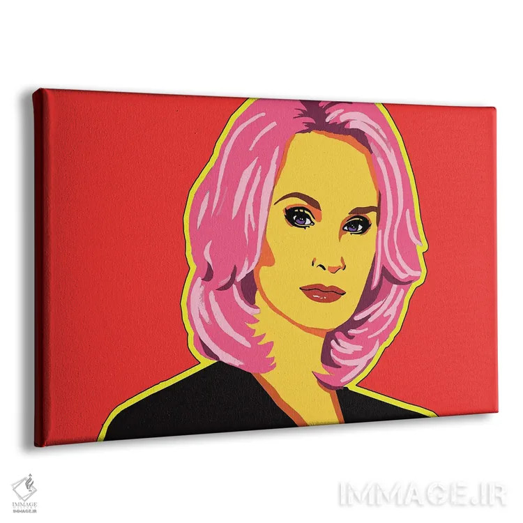 تابلو جسیکا لنگ (بازیگر) اثر کوری پلاملی - نمای پرسپکتیو محصول