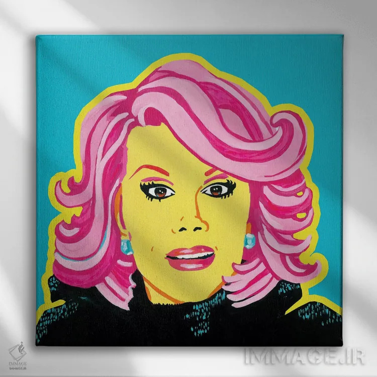 تابلو جوآن اثر کوری پلاملی - نمای روبهرو روی دیوار