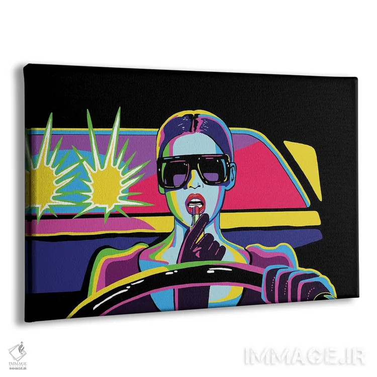 تابلو فرار بزرگ اثر کوری پلاملی - نمای پرسپکتیو محصول