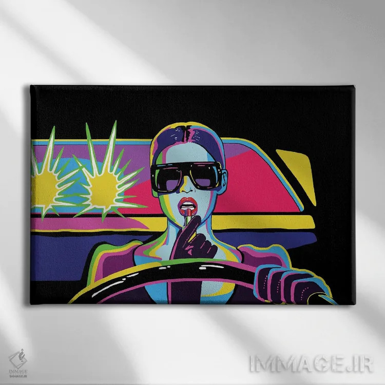 تابلو فرار بزرگ اثر کوری پلاملی - نمای روبهرو روی دیوار