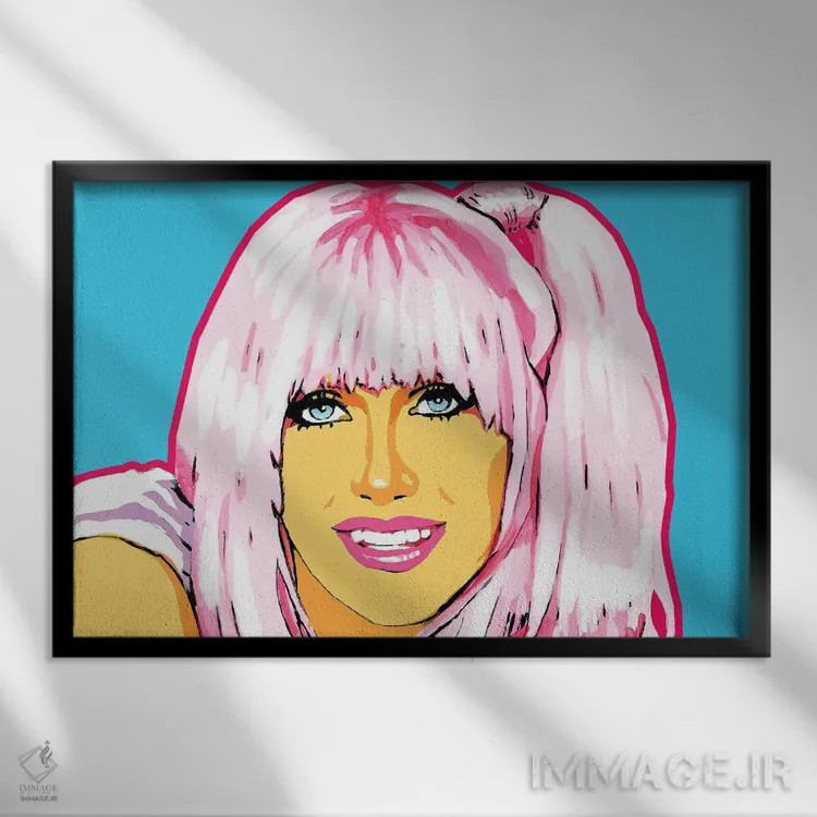 تابلو سوزان سامرز اثر کوری پلاملی - نمای قابدار مشکی