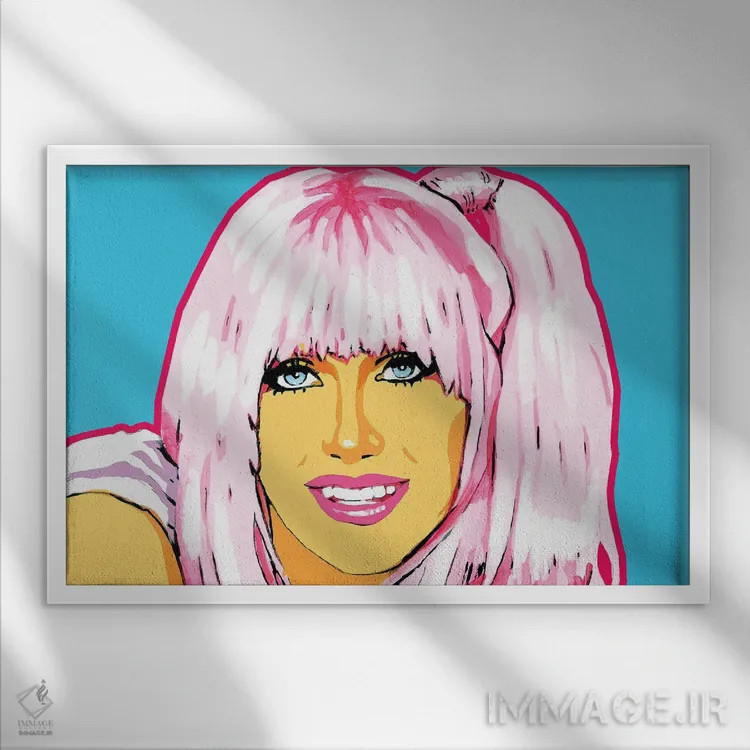 تابلو سوزان سامرز اثر کوری پلاملی - نمای قابدار سفید