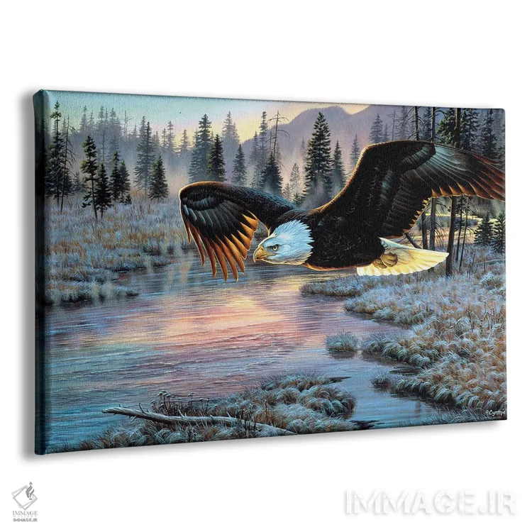 تابلو عقاب اثر سنتی فیشر - نمای پرسپکتیو محصول
