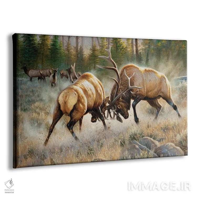 تابلو نبرد اثر سنتی فیشر - نمای پرسپکتیو محصول