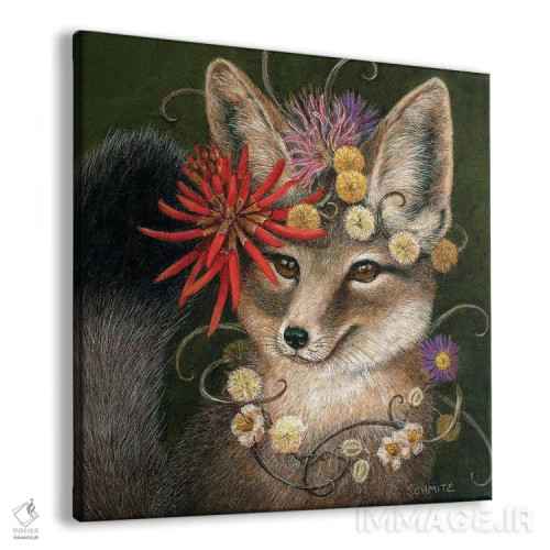 تابلو روباه کوچک در مرجان اثر کارولین اشمیتز - نمای پرسپکتیو محصول