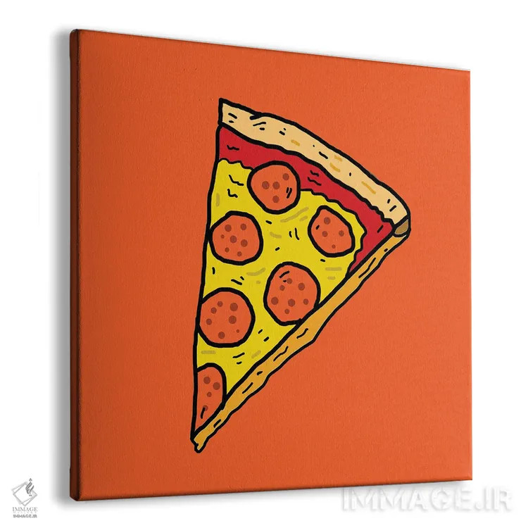 تابلو پیتزا اثر نیک کوکوزا - نمای پرسپکتیو محصول
