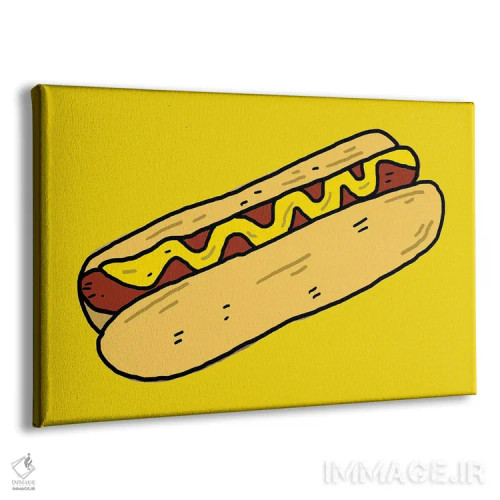 تابلو هاتداگ اثر نیک کوکوزا - نمای پرسپکتیو محصول