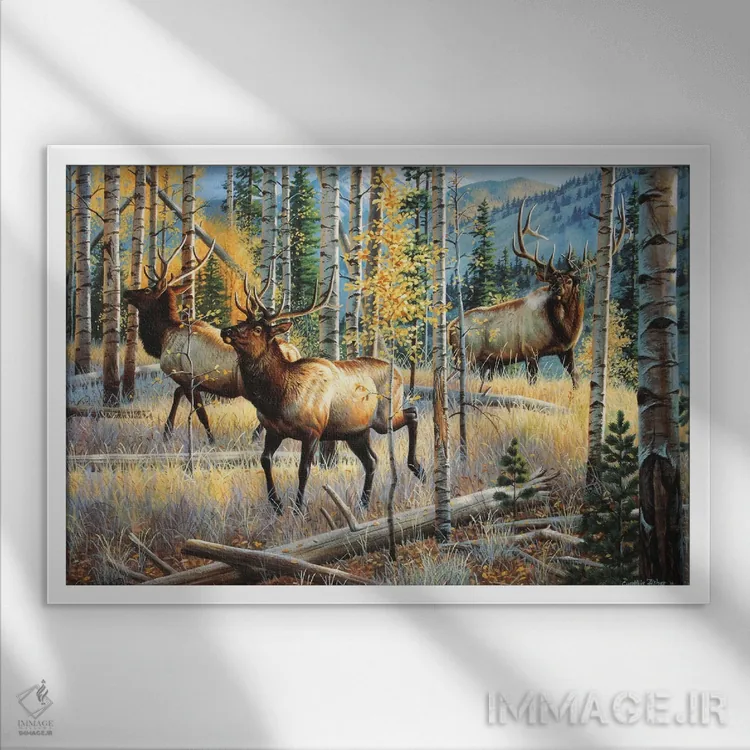 تابلو رئیس وارد میشود اثر سنتی فیشر - نمای قابدار سفید